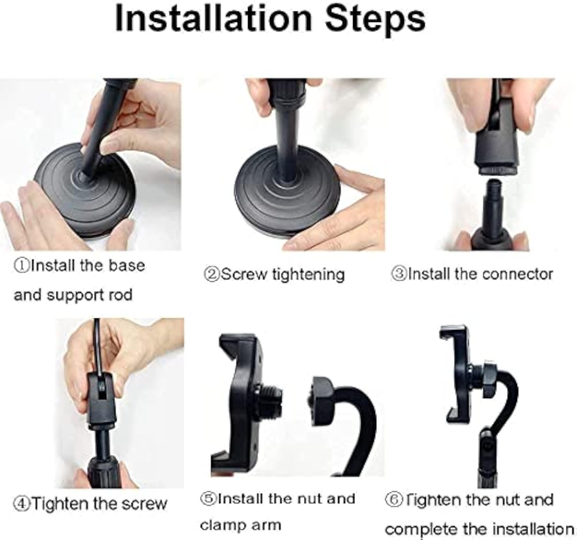 Flexible Universal Mobile Stand with Adjustable Height